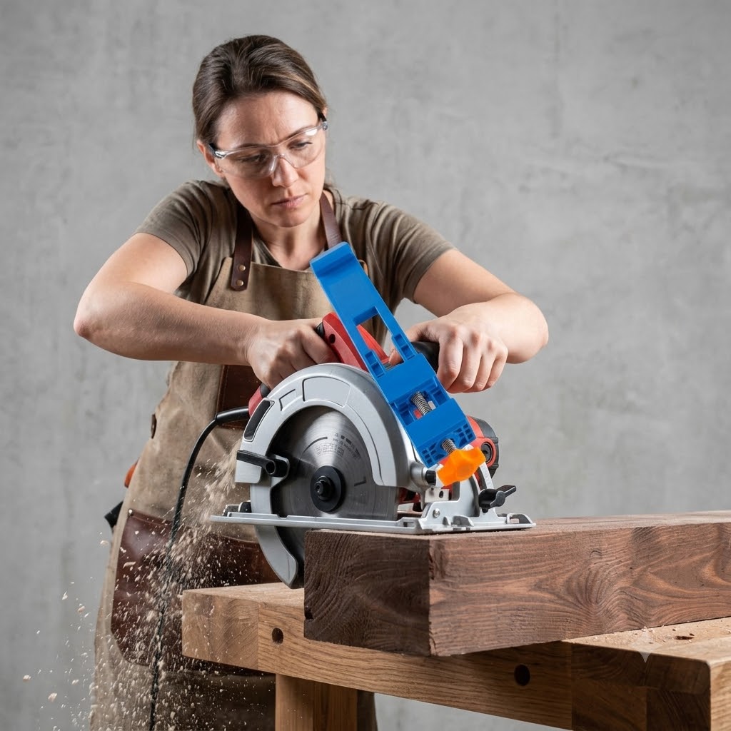 Heavy Equipment Workshop - Durable ABS Electric Circular Saw, Heavy