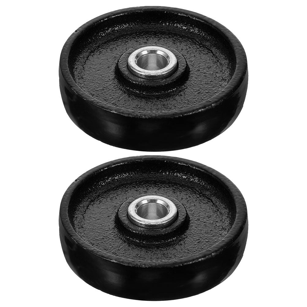 Heavy Equipment Trailer - 2pcs Wheel Replacement For Floor Jack